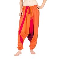 Haremshose "Sari" Frauen & Männer rot/orange