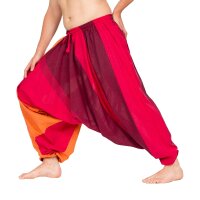 Haremshose "Sari" Frauen & Männer rot/orange