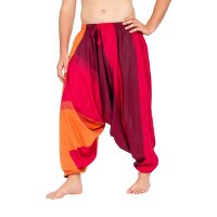 Haremshose "Sari" Frauen & Männer rot/orange