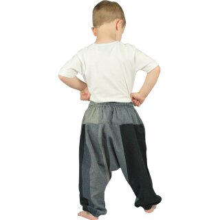 Haremshose fr Babys Sari schwarz 76/82