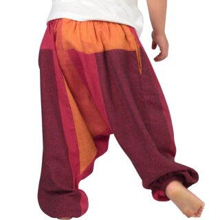 Haremshose fr Kinder Sari rot 86/92