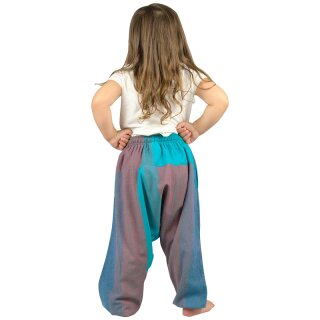 Haremshose fr Kinder Sari trkis 104/110