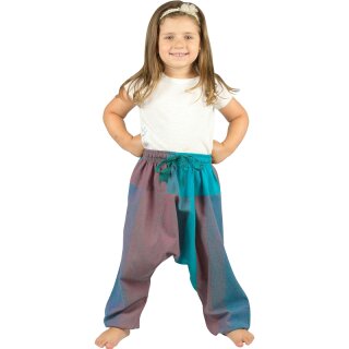 Haremshose fr Kinder Sari trkis 104/110