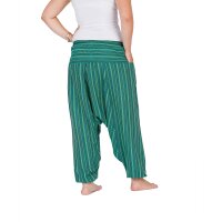 Aladinhose gestreift gelb-rasta XL