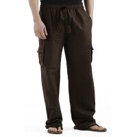 Feste & bequeme Cargohose braun M