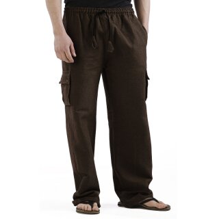 Feste & bequeme Cargohose braun XL