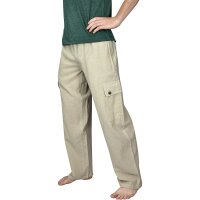 Cargohose dünn natur S