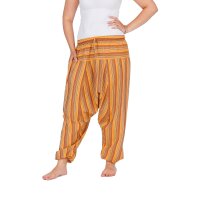 Aladinhose gestreift orange S