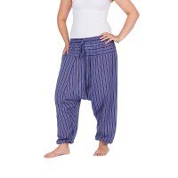 Aladinhose gestreift blau S
