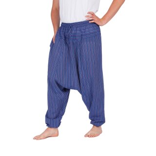 Aladinhose gestreift lila S