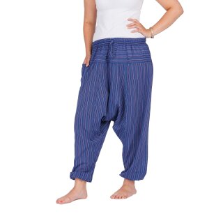 Aladinhose gestreift lila S