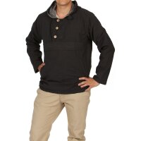 Wendbare Schlupfjacke "2in1" schwarz M