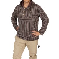 Wendbare Schlupfjacke "2in1" braun M