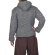 Wolljacke mit Zopfmuster "Cable" grau L