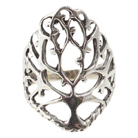Silber Ring Baum des Lebens