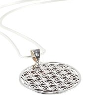Kreisförmiges Amulett Blume des Lebens