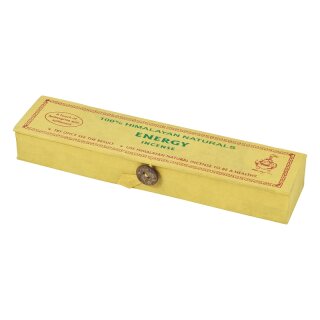 100% Himalayan Naturals Energy Incense **30 Rucherstbchen + Halter**