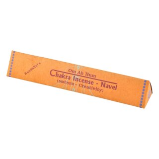 Kundalinis Om Ah Hum Chakra Incense - Navel **19 Rucherstbchen**