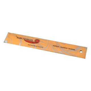 Auroshikha Incense - Rucherstbchen Sandalsaffron (Sandelholz-Safran) 10g