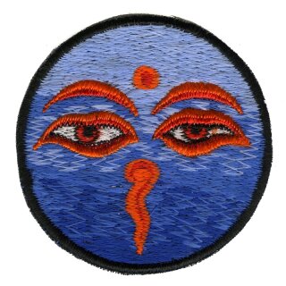 Buddhaauge Aufnher blau