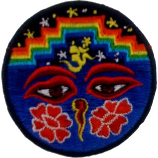 Buddhaauge & Om Aufnher regenbogen