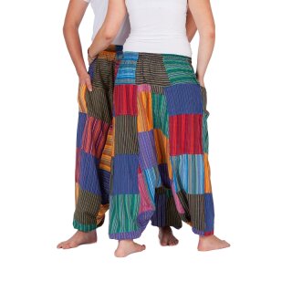Bunte Aladinhose Patchwork XL
