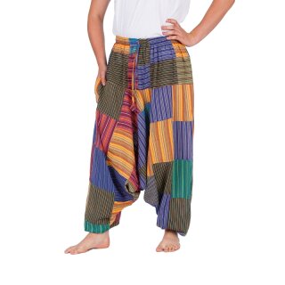 Bunte Aladinhose Patchwork XL