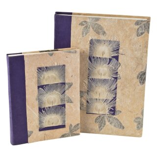 Loktapapier Notizbuch sunrise lila A6