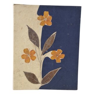 Loktapapier Notizbuch hayfield blau A5
