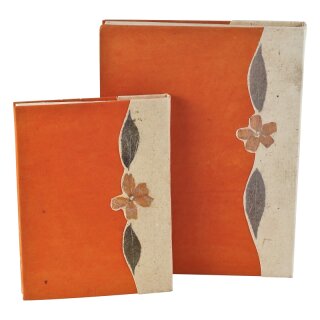 Loktapapier Notizbuch hayfield orange A5