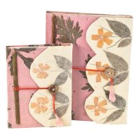 Loktapapier Notizbuch hill pink A6