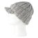Warme Strickmütze "Cap" für Kinder grau