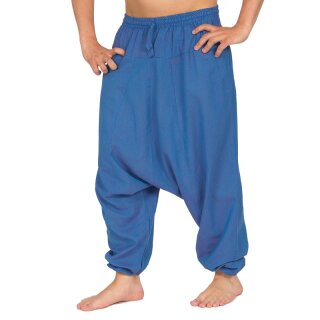 Aladinhose Shimmering blau M/L