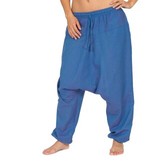 Aladinhose Shimmering blau M/L