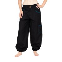 Pumphose "two colours cargo" schwarz M/L