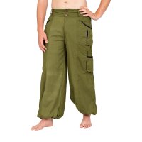Pumphose "two colours cargo" grün XL