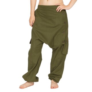 Pumphose Five Buttons grn XL