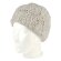 Häkelmütze "flower head" weiß