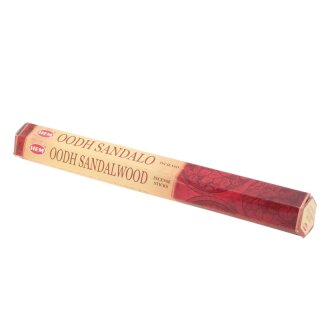 HEM Incense Oodh Sandalwood (Adlerholz Sandelholz) - 20 Räucherstäbchen
