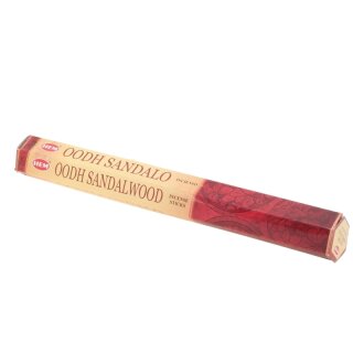 HEM Incense Oodh Sandalwood (Adlerholz Sandelholz) - 20 Rucherstbchen