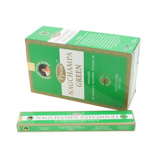 Ppure Nagchampa Premium Masala Incense Sticks - Räucherstäbchen Patchouli 15g