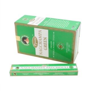 Ppure Nagchampa Premium Masala Incense Sticks - Rucherstbchen Patchouli 15g