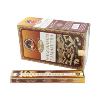 Ppure Nagchampa Premium Masala Incense Sticks - Rucherstbchen Kamasutra 15g