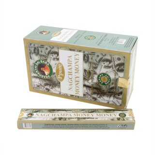 Ppure Nagchampa Premium "Masala Incense Sticks" - Räucherstäbchen Money (Geld) 15g
