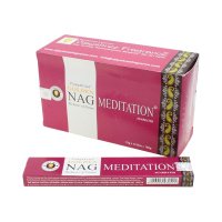 Vijayshrees GOLDEN NAG Rucherstbchen Meditation 15g