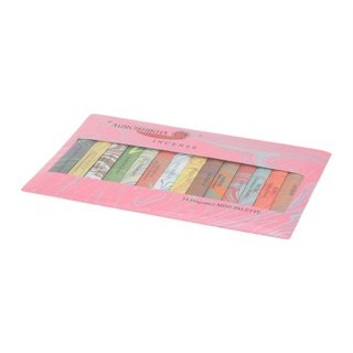 Auroshikha Incense Mini Palette - Räucherstäbchen Geschenk Pack - 14 Düfte pink