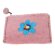 Bestickter Filzgeldbeutel mit verschiedenen Motiven Blume rosa