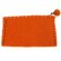 Bestickter Filzgeldbeutel mit verschiedenen Motiven Spirale orange