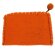 Bestickter Filzgeldbeutel mit verschiedenen Motiven Peace orange