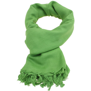 Einfarbiger Schal grün
